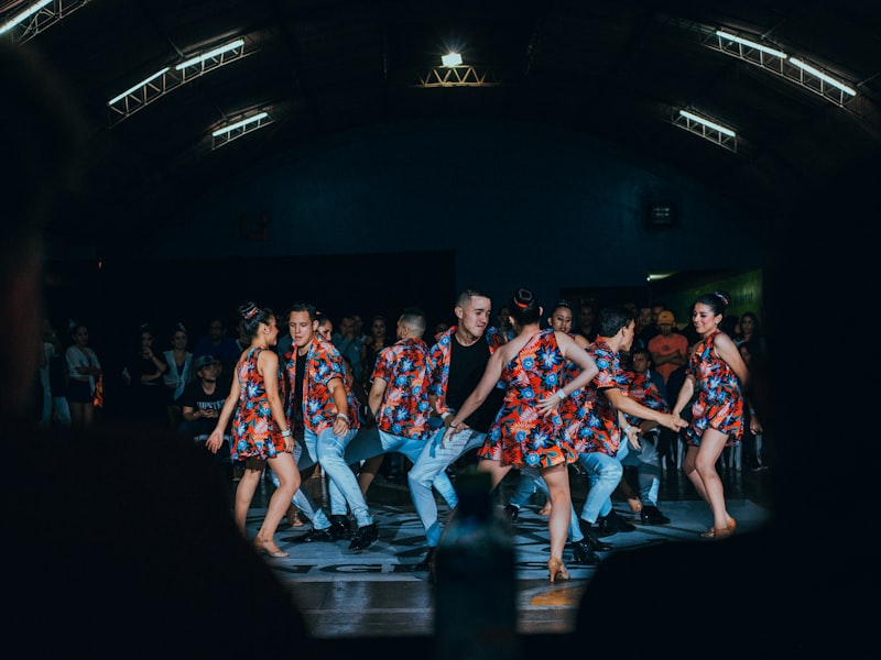 Dancers enjoying a social dance class